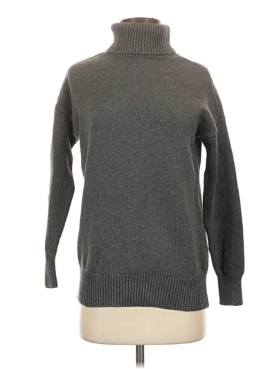 Pre-owned Madewell Turtleneck Sweater In Gray