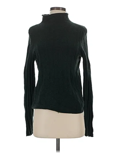 Pre-owned Madewell Turtleneck Sweater In Green