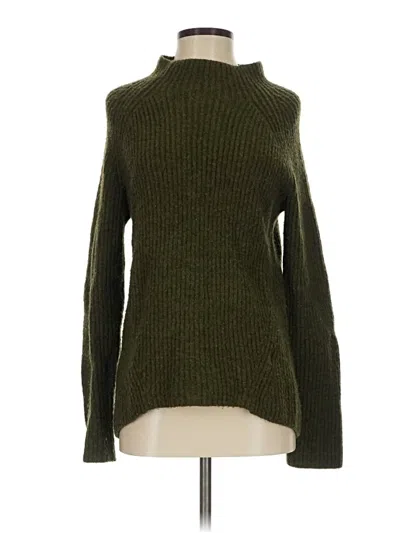 Pre-owned Madewell Turtleneck Sweater In Green