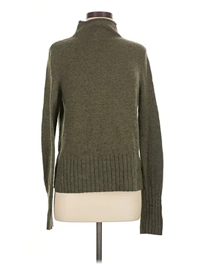 Pre-owned Madewell Turtleneck Sweater In Green