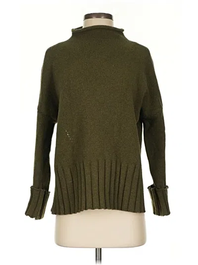 Pre-owned Madewell Turtleneck Sweater In Green