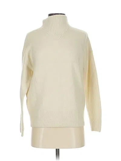 Pre-owned Madewell Turtleneck Sweater In Ivory