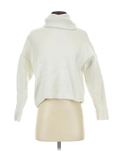 Pre-owned Madewell Turtleneck Sweater In Ivory