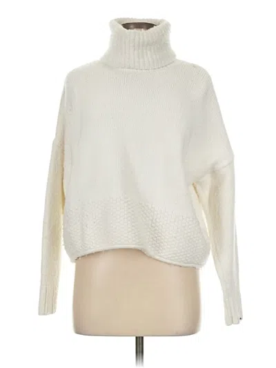 Pre-owned Madewell Turtleneck Sweater In Ivory