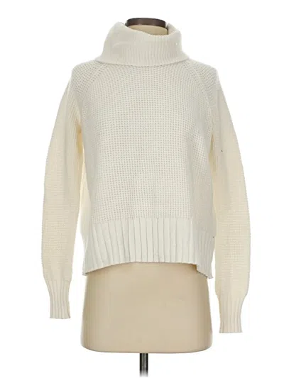 Pre-owned Madewell Turtleneck Sweater In Ivory