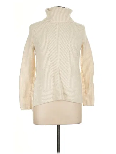 Pre-owned Madewell Turtleneck Sweater In Ivory