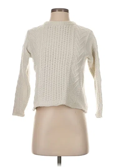 Pre-owned Madewell Turtleneck Sweater In Ivory