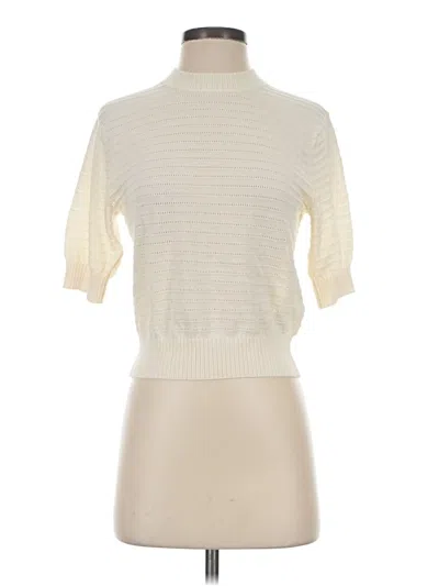 Pre-owned Madewell Turtleneck Sweater In Ivory
