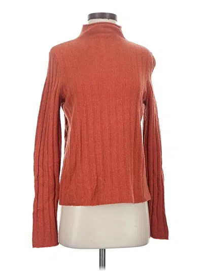 Pre-owned Madewell Turtleneck Sweater In Orange