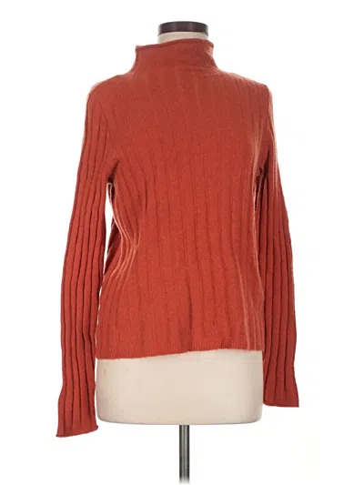 Pre-owned Madewell Turtleneck Sweater In Orange