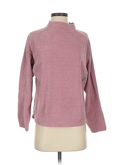 Pre-owned Madewell Turtleneck Sweater In Pink