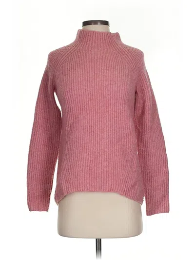 Pre-owned Madewell Turtleneck Sweater In Pink