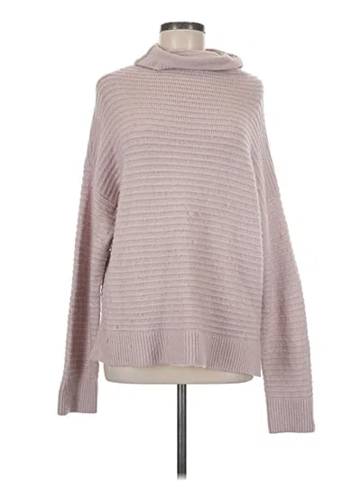 Pre-owned Madewell Turtleneck Sweater In Pink