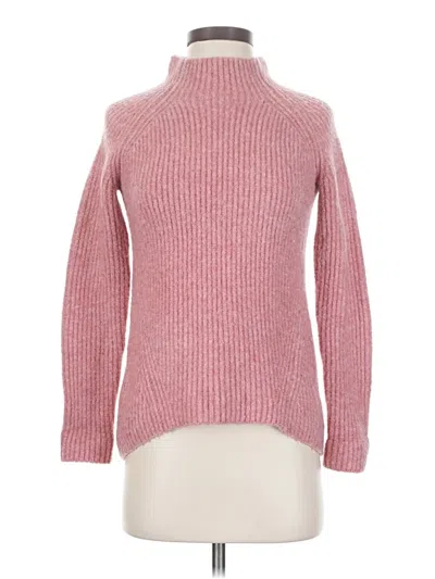 Pre-owned Madewell Turtleneck Sweater In Pink