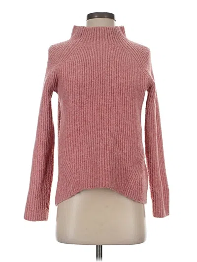 Pre-owned Madewell Turtleneck Sweater In Pink
