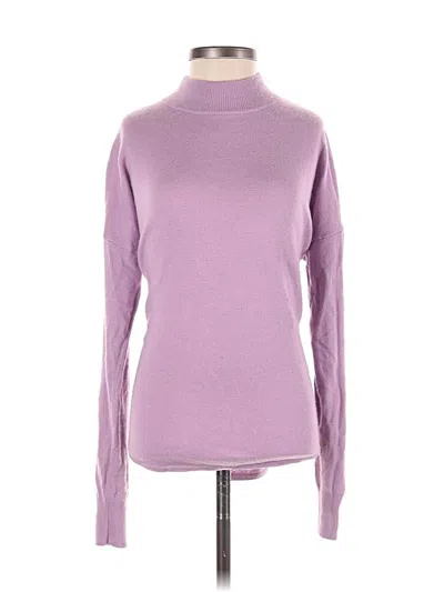 Pre-owned Madewell Turtleneck Sweater In Purple