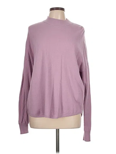 Pre-owned Madewell Turtleneck Sweater In Purple