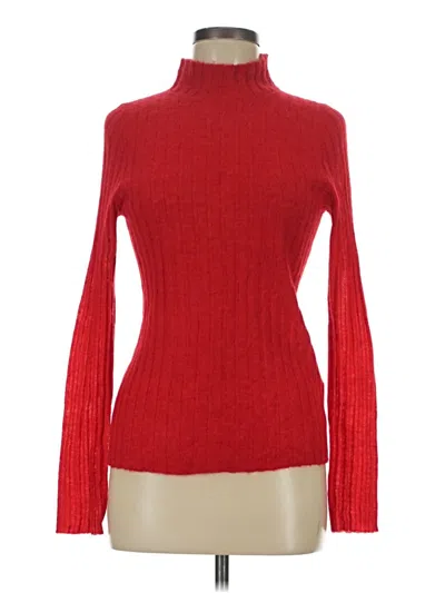 Pre-owned Madewell Turtleneck Sweater In Red