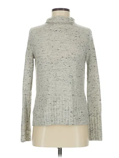 Pre-owned Madewell Turtleneck Sweater In Silver