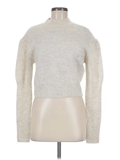 Pre-owned Madewell Turtleneck Sweater In Silver