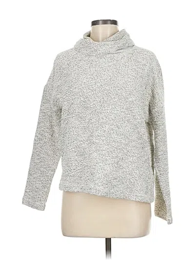 Pre-owned Madewell Turtleneck Sweater In Silver