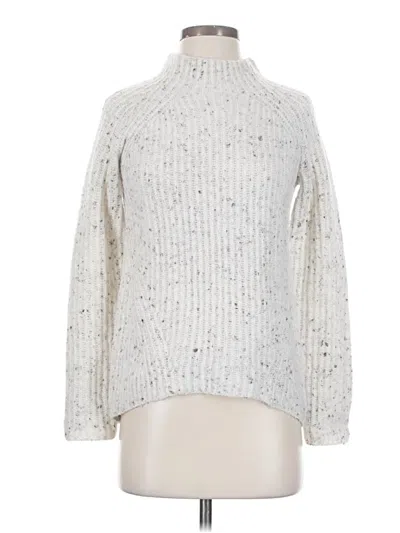 Pre-owned Madewell Turtleneck Sweater In Silver