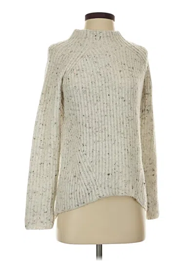 Pre-owned Madewell Turtleneck Sweater In Silver
