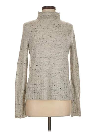 Pre-owned Madewell Turtleneck Sweater In Silver