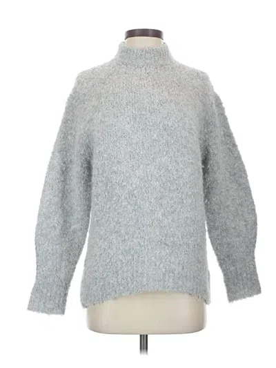 Pre-owned Madewell Turtleneck Sweater In Silver
