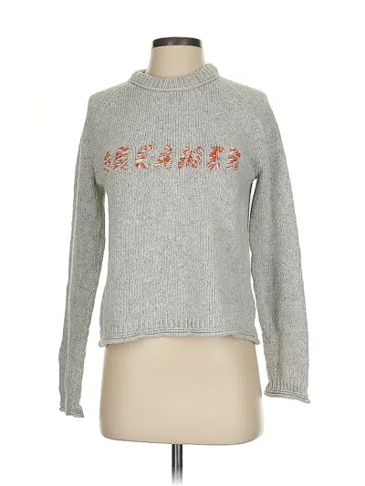 Pre-owned Madewell Turtleneck Sweater In Silver