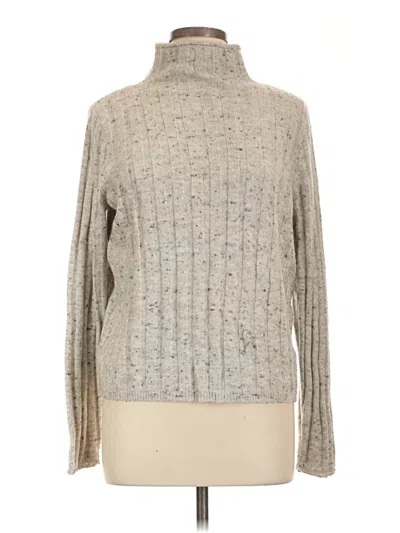 Pre-owned Madewell Turtleneck Sweater In Silver