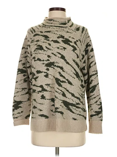 Pre-owned Madewell Turtleneck Sweater In Tan