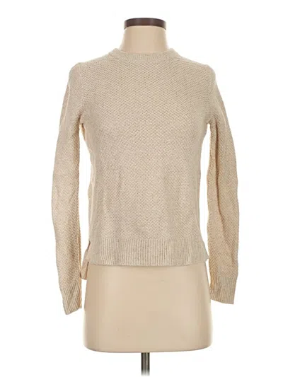 Pre-owned Madewell Turtleneck Sweater In Tan