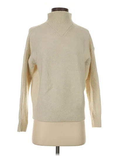 Pre-owned Madewell Turtleneck Sweater In Tan