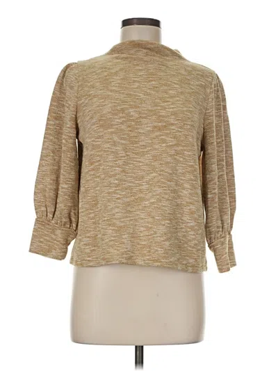 Pre-owned Madewell Turtleneck Sweater In Tan