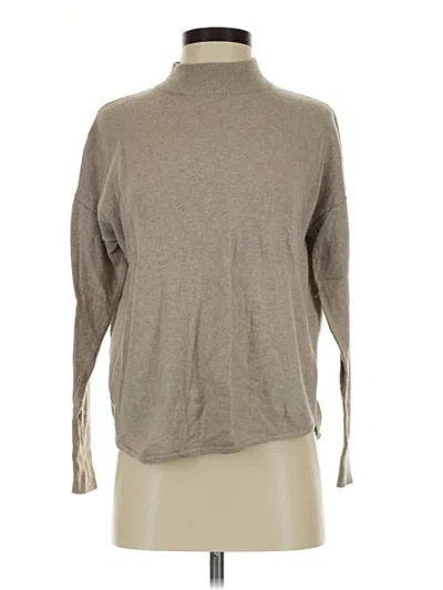 Pre-owned Madewell Turtleneck Sweater In Tan