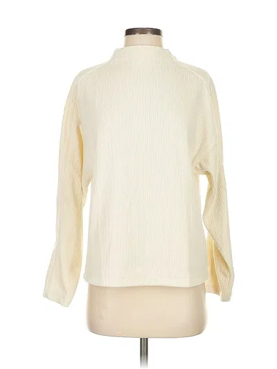 Pre-owned Madewell Turtleneck Sweater In White