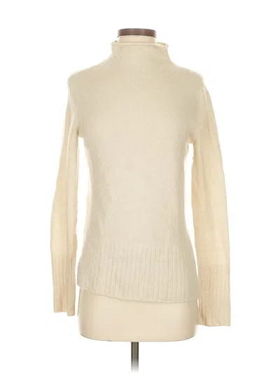 Pre-owned Madewell Turtleneck Sweater In White