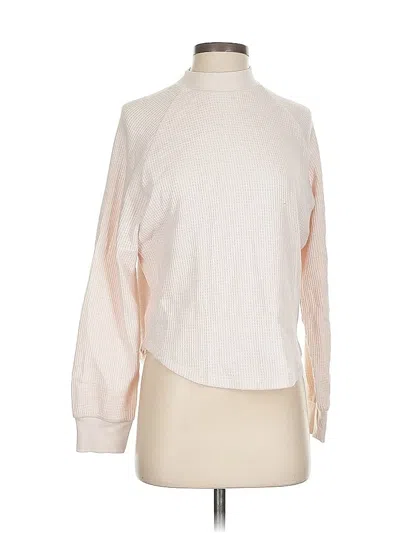 Pre-owned Madewell Turtleneck Sweater In White