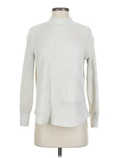 Pre-owned Madewell Turtleneck Sweater In White