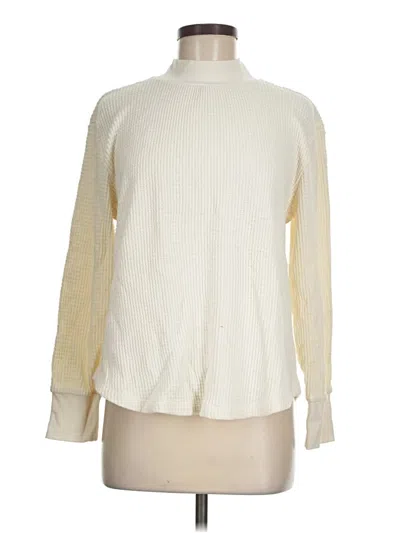 Pre-owned Madewell Turtleneck Sweater In White