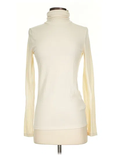 Pre-owned Madewell Turtleneck Sweater In White