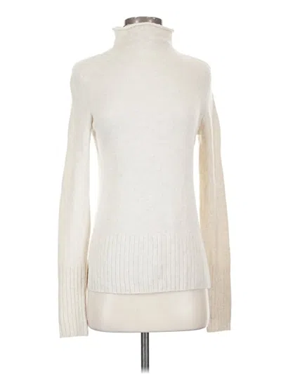 Pre-owned Madewell Turtleneck Sweater In White