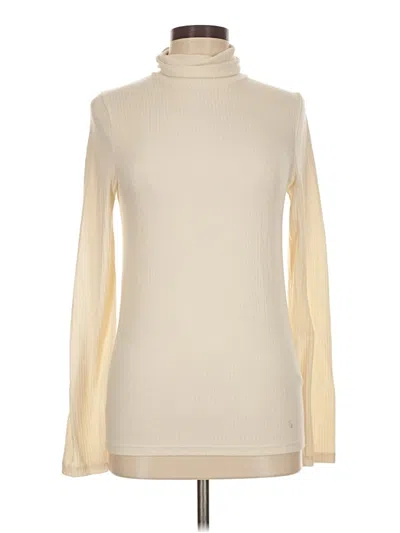 Pre-owned Madewell Turtleneck Sweater In White