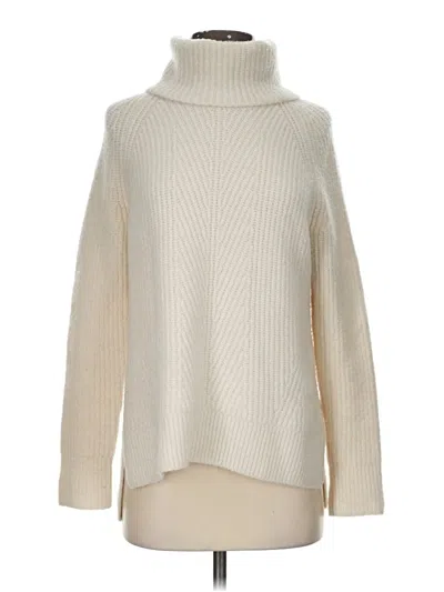Pre-owned Madewell Turtleneck Sweater In White