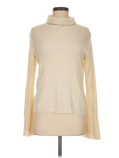 Pre-owned Madewell Turtleneck Sweater In White