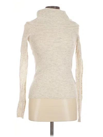 Pre-owned Madewell Turtleneck Sweater In White