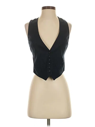 Pre-owned Madewell Tuxedo Vest In Blue