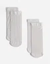 Madewell Two-pack Sheer Ankle Socks In Lighthouse