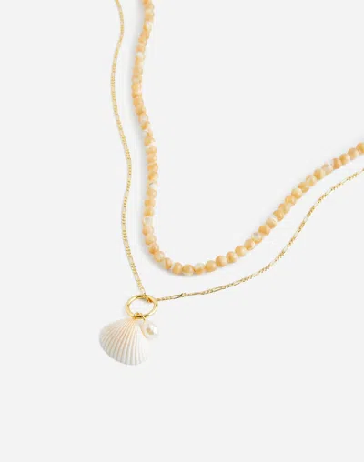 Madewell Two-pack Shell Necklace Set